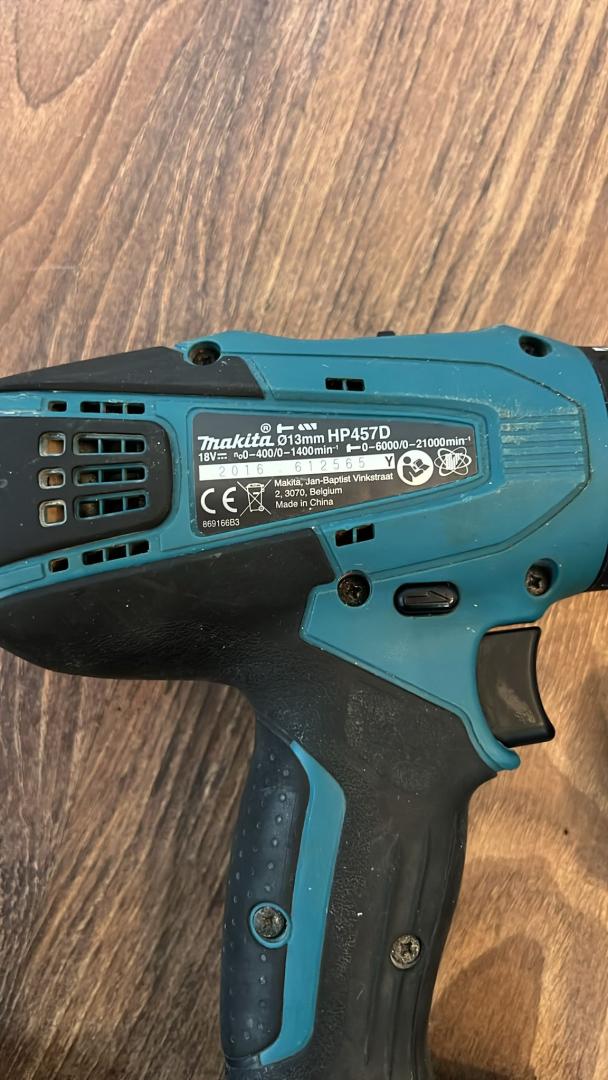 Mașină de găurit cu percuție (HP457DZ) SI Șurubelniță de impact (TD127DZ) image 3