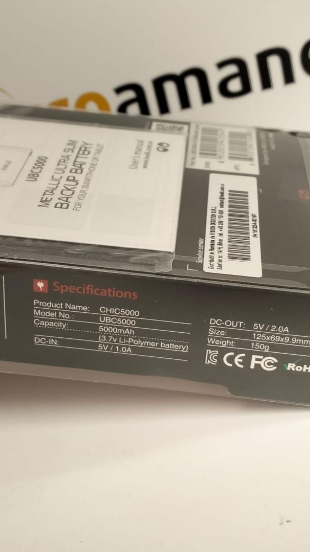 Acumulator extern iWalk Chic 5000, 5000 mAh, USB, Negru image 3