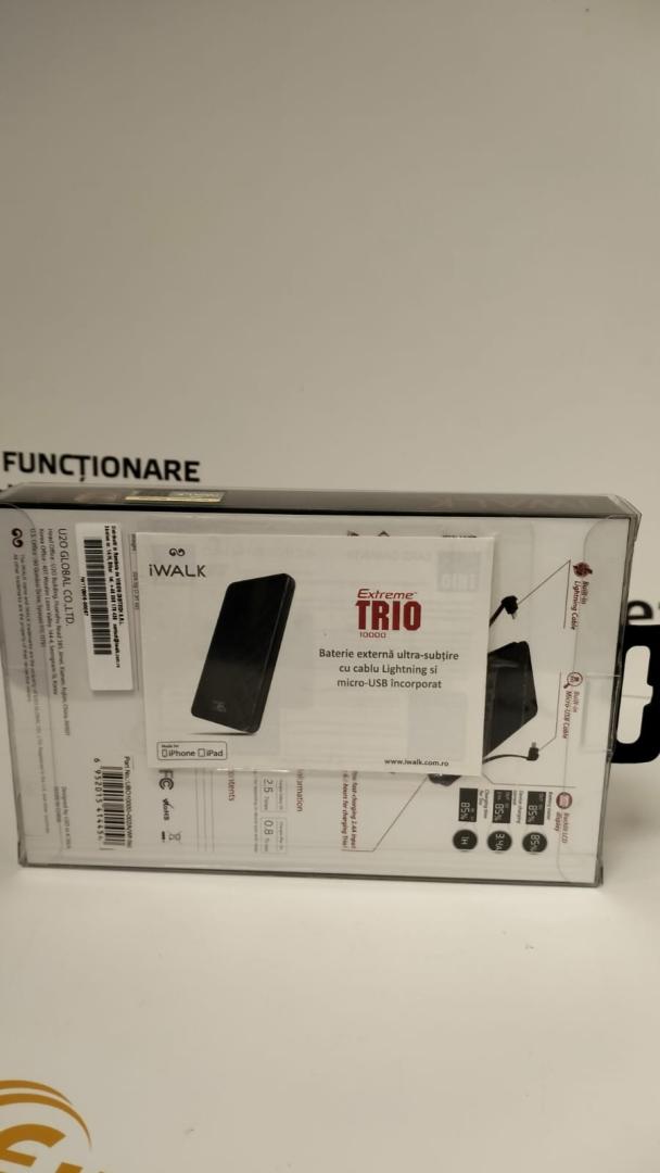 Acumulator extern iWalk Extreme Trio 10000, 10.000 mAh, White image 1