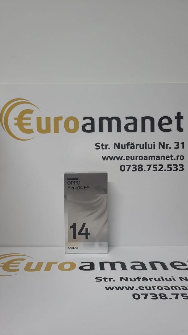 Telefon mobil OPPO Reno14 F, Dual SIM, 8GB RAM, 256GB, 5G, Opal Blue