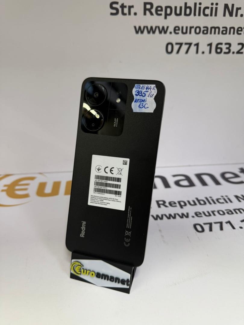 Telefon mobil Xiaomi Redmi 13C, 4GB RAM, 128GB, Midnight Black