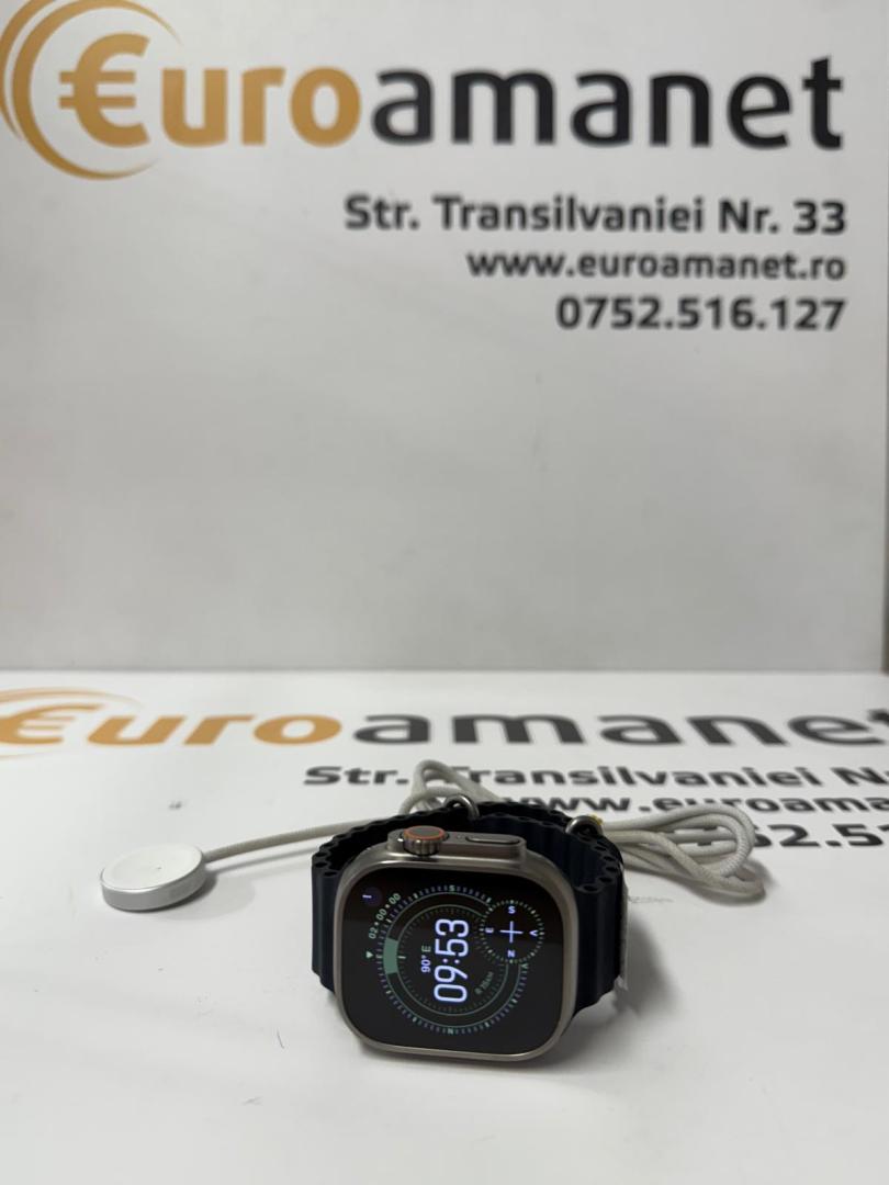 Apple Watch Ultra, GPS, Cellular, Carcasa Titanium 49mm bat.99% image 2