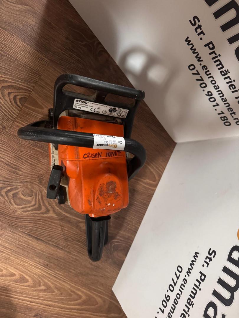 Motofierastrau STIHL, benzina ms170, galben image 2