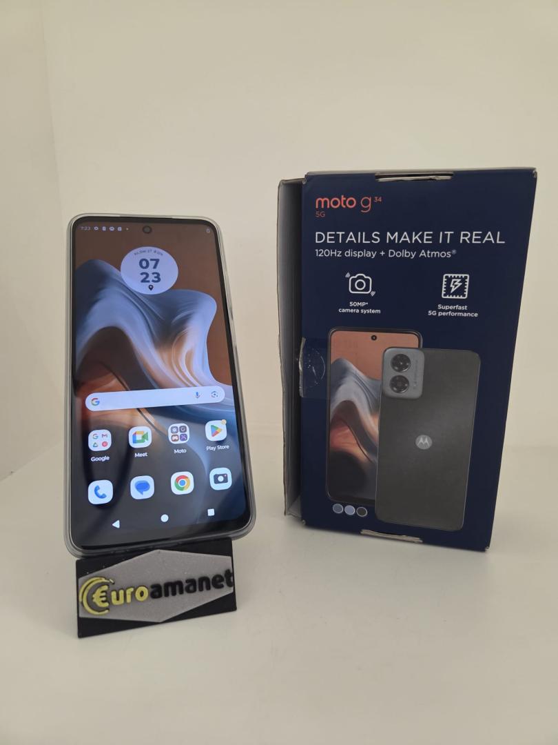 Telefon mobil Motorola Moto g34, Dual SIM, 128GB, 8GB RAM, 5G