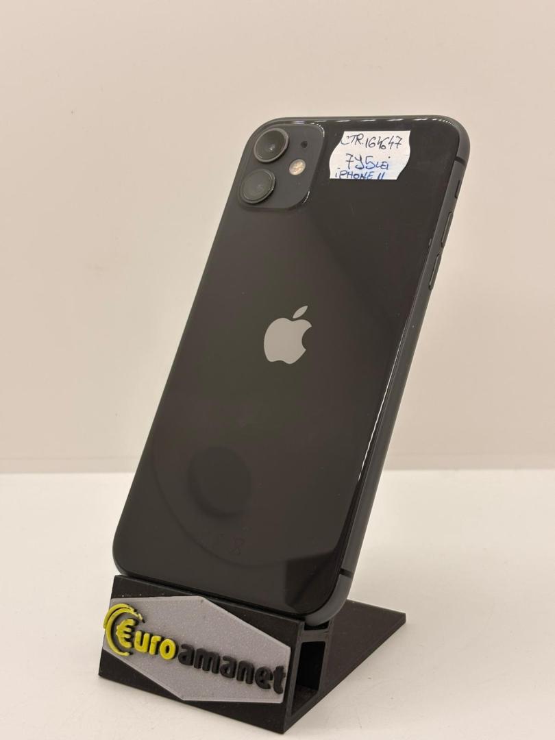 Telefon mobil Apple iPhone 11, 64GB, Black, 82% Baterie image 1