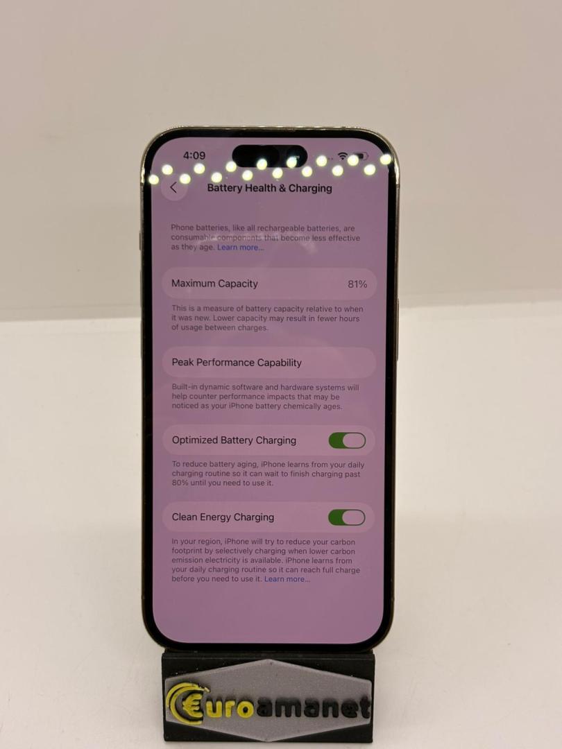 Telefon mobil Apple iPhone 14 Pro, 128GB, 5G, Gold, 81% Baterie image 4