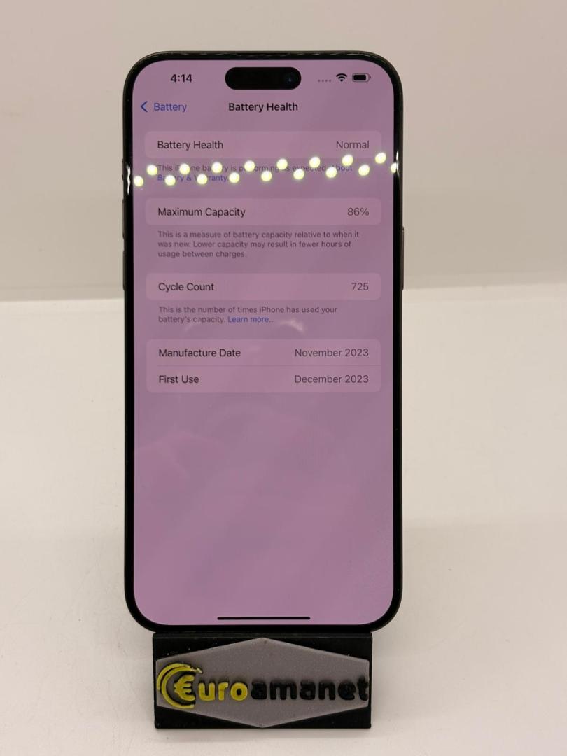 Telefon mobil Apple iPhone 15 Pro Max, 256 GB, 5G, Black Titanium image 2