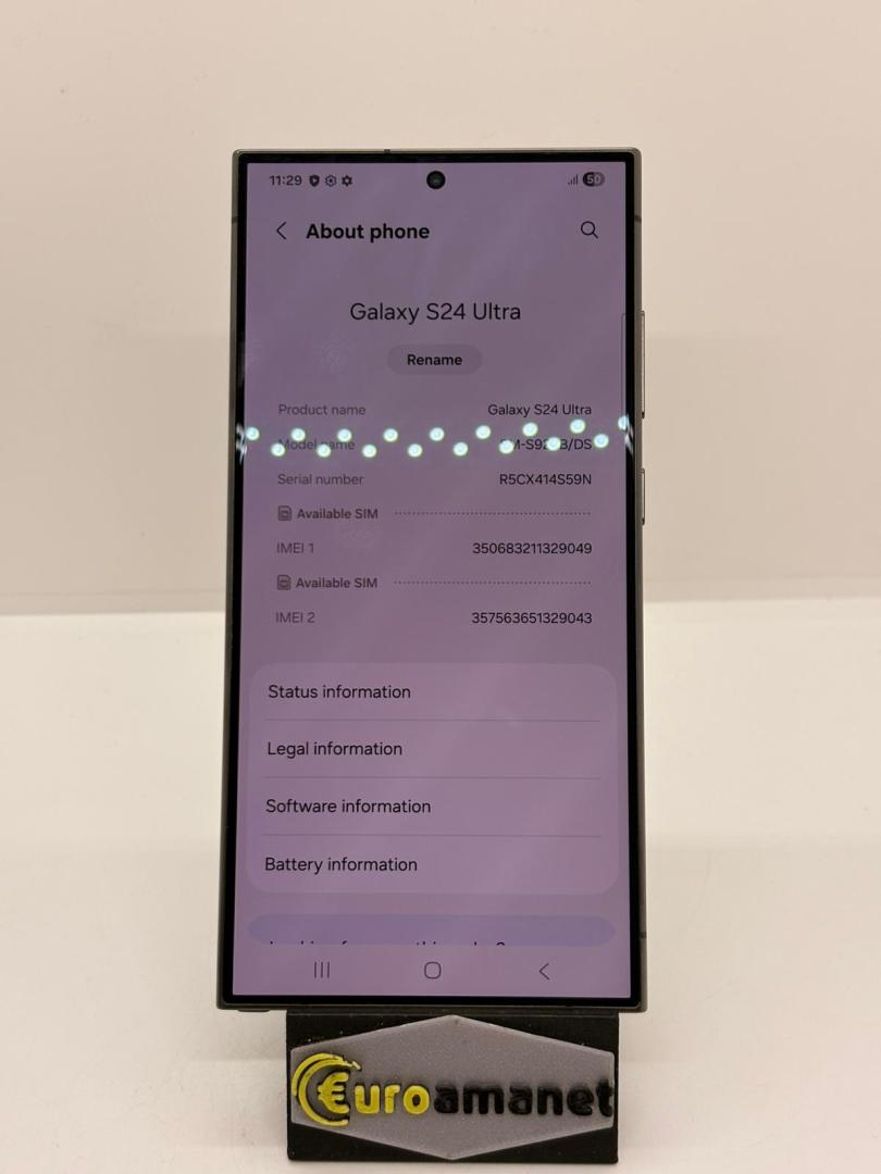 Telefon mobil Samsung Galaxy S24 Ultra, Dual SIM, 12GB RAM, 256GB, 5G, Titanium Black image 4
