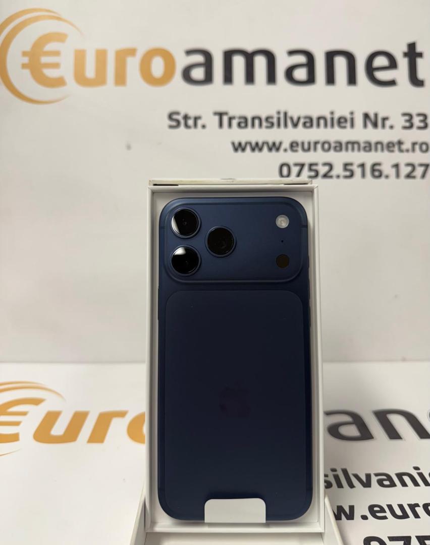 Telefon Apple iPhone 17 Pro Max, 256GB, 5G, Deep Blue (Neactivat) image 1