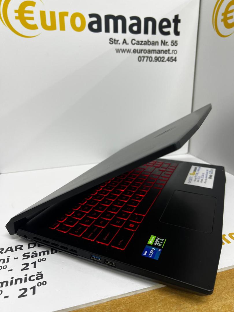 Laptop Gaming MSI Intel Core i5-11400H pana la 4.5 GHz, 15.6" Full HD image 2