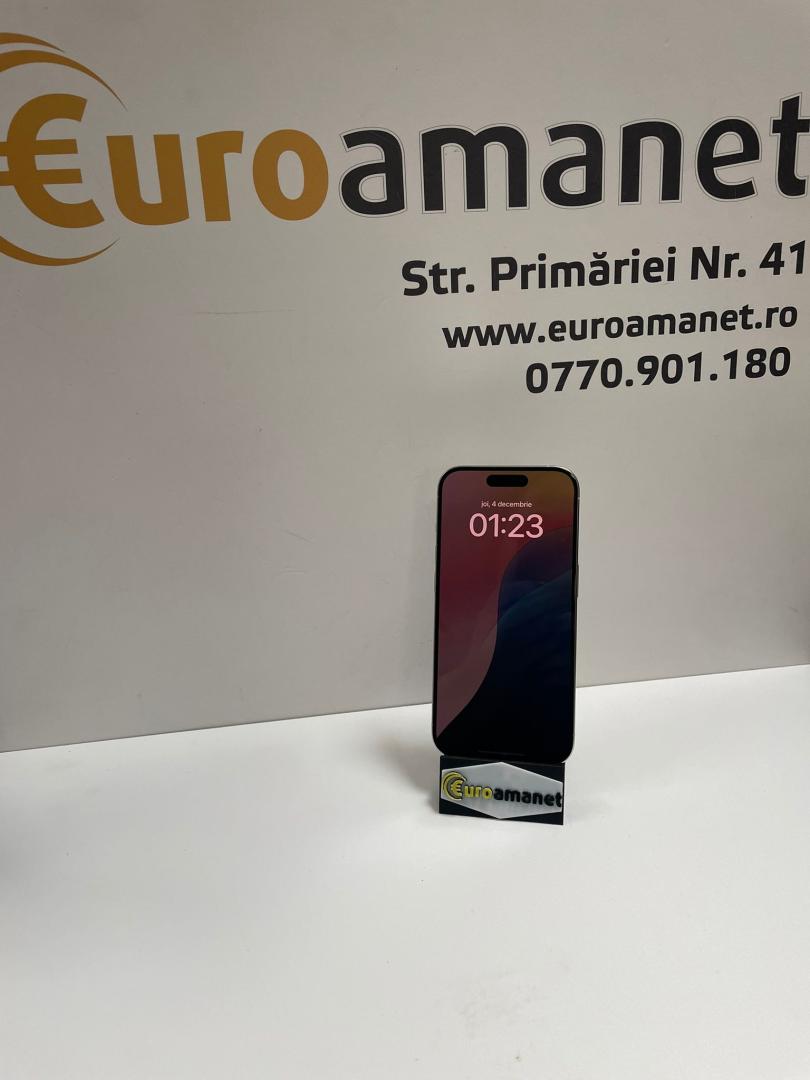 Telefon mobil Apple iPhone 15 Pro, 128GB, 5G, White Titanium image 1