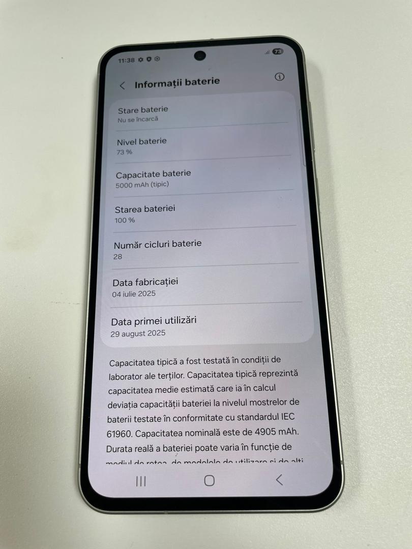 Telefon mobil Samsung Galaxy A56 Dual SIM 8GB RAM 128GB 5G Awesome LightGray image 5