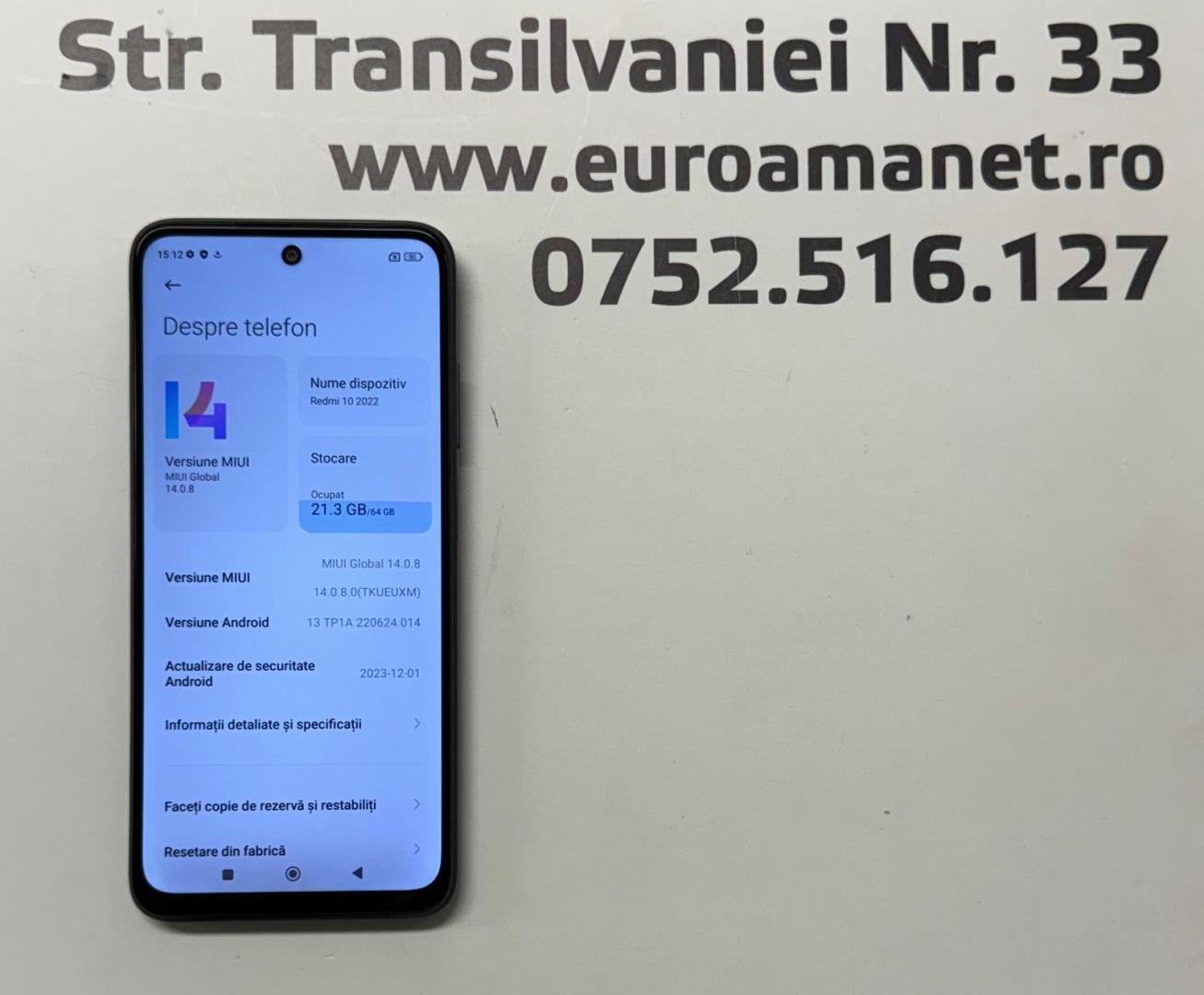 XIAOMI Redmi 10 , 64GB, 4GB RAM, Dual SIM, Gray image 2