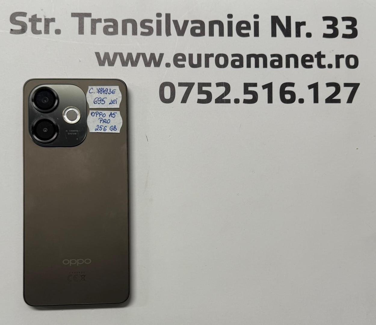 OPPO A5 Pro, Dual SIM, 8GB RAM, 256GB, 4G, Black Brown image 1