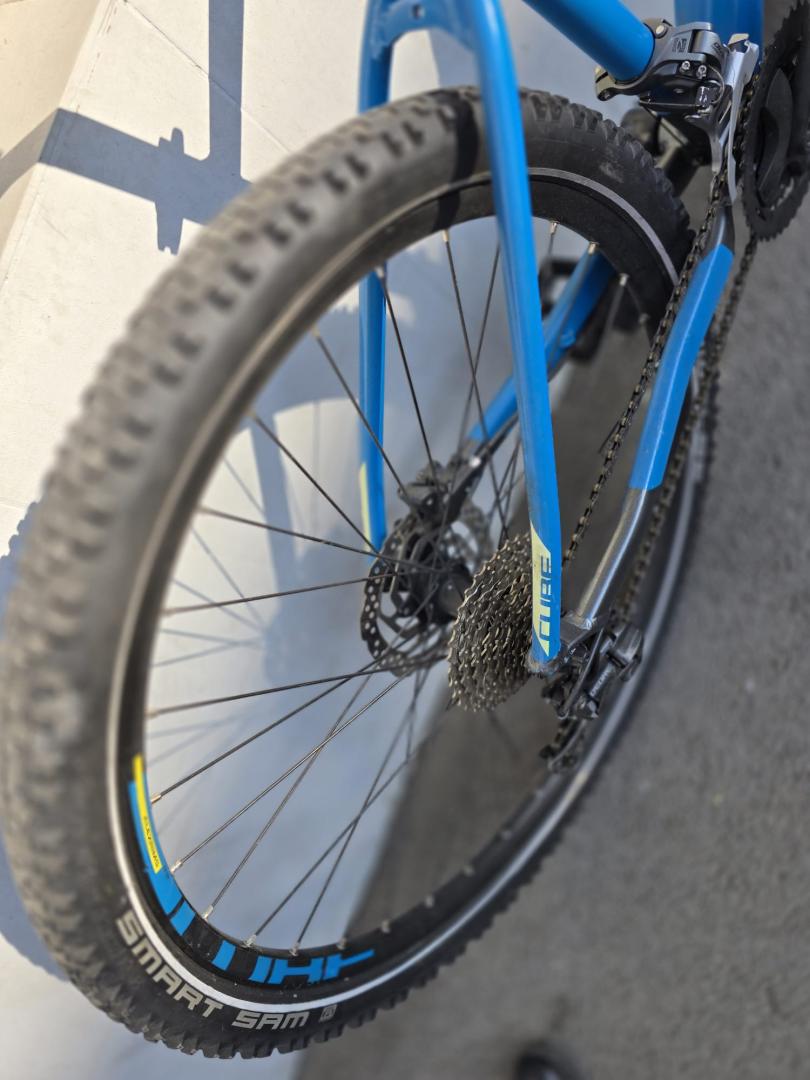 Bicicleta Cube Aim SL Allroad 27.5" blue/flashyellow 2018 image 6