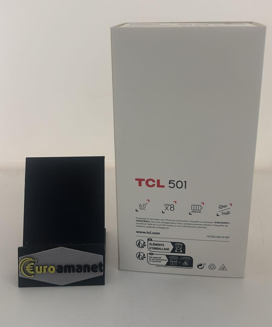 Telefon mobil TCL 501, 2GB RAM, 32GB, 4G, Prime Black image 1