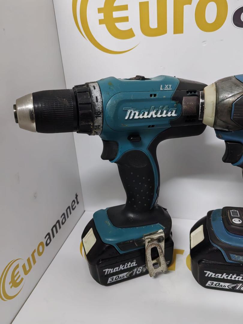 Masina de gaurit si insurubat pe acumulator Makita Set image 1