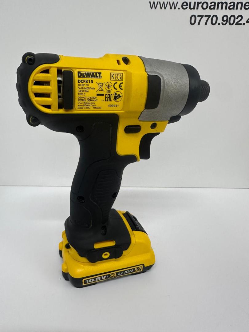 Set 2 scule 12V DCD710 +DCF815 +DCB127x2 +incarcator image 4