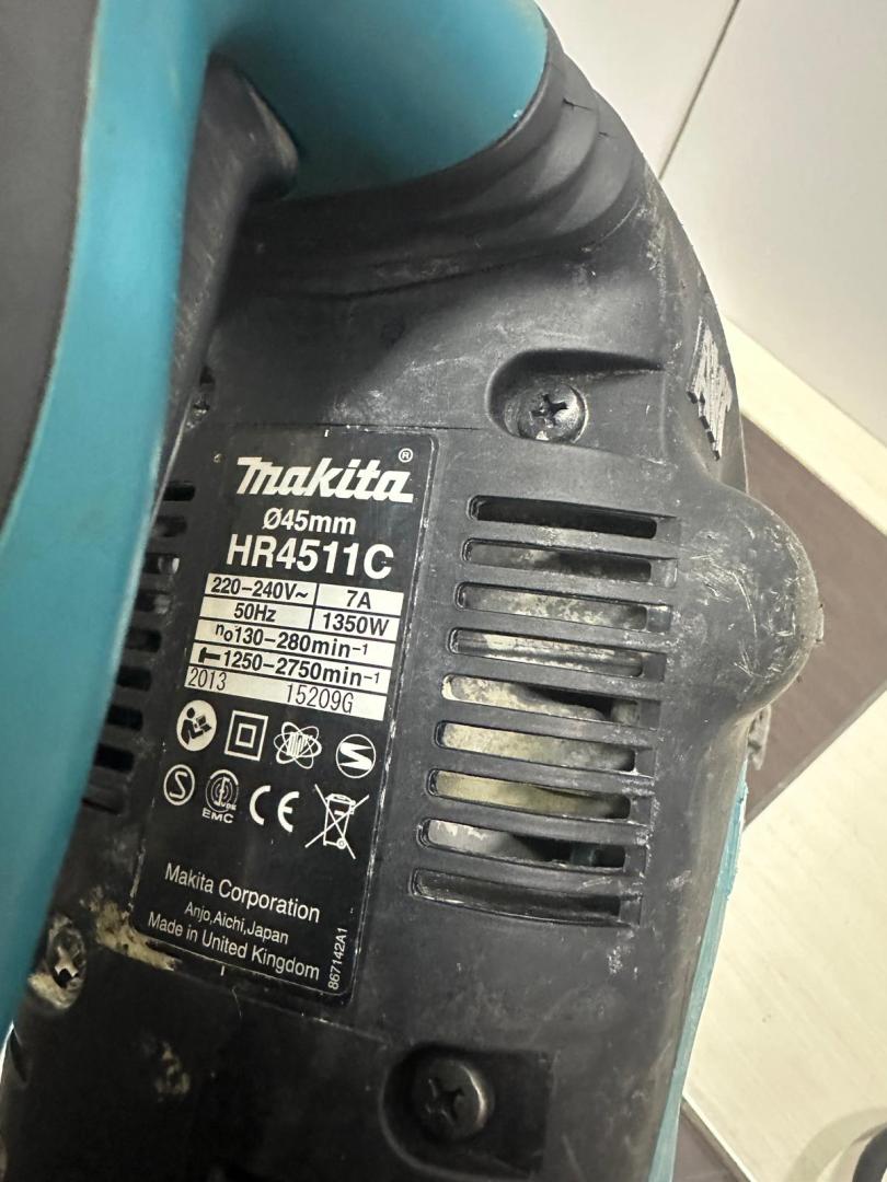 Makita HR4511C - Rotopercutor SDS-Max, 1350 W, 9.4 J image 3