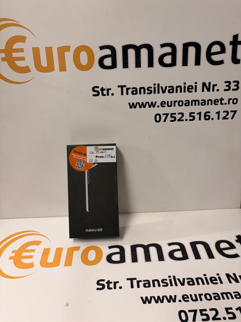 Telefon mobil Samsung Galaxy S25, Dual SIM, 12GB RAM, 128GB, 5G, Blueblack