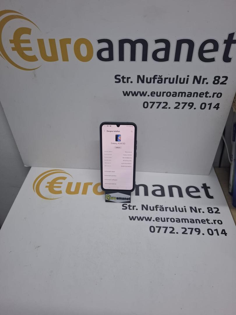 Telefon mobil Samsung Galaxy A34, 128GB