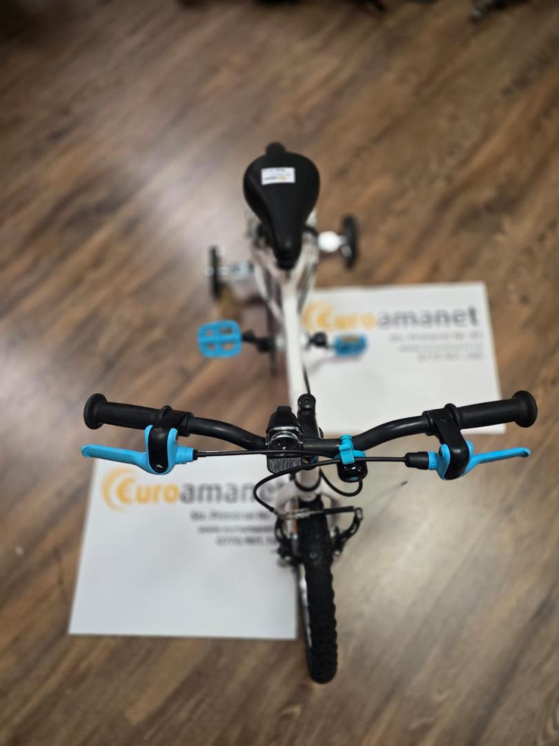 Bicicletă BTWIN 16 inch 4-6 ani DISCOVER 100 Alb Copii image 6