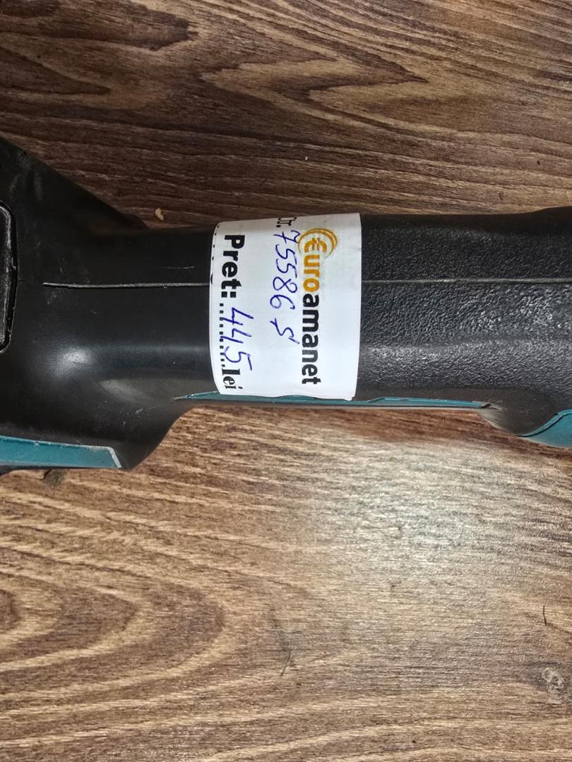 Polizor unghiular Makita DGA504Z Li-Ion, 18 V, - Ah, 125 mm image 2