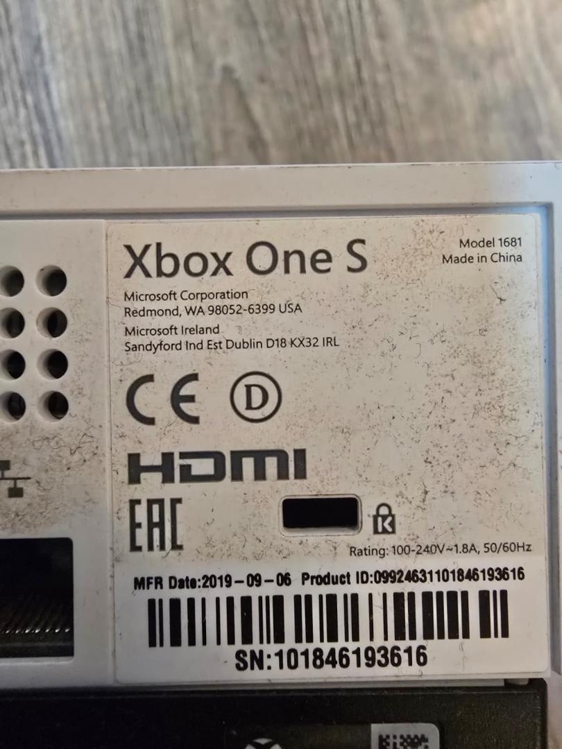 Consola MICROSOFT Xbox One S 1TB, alb image 1