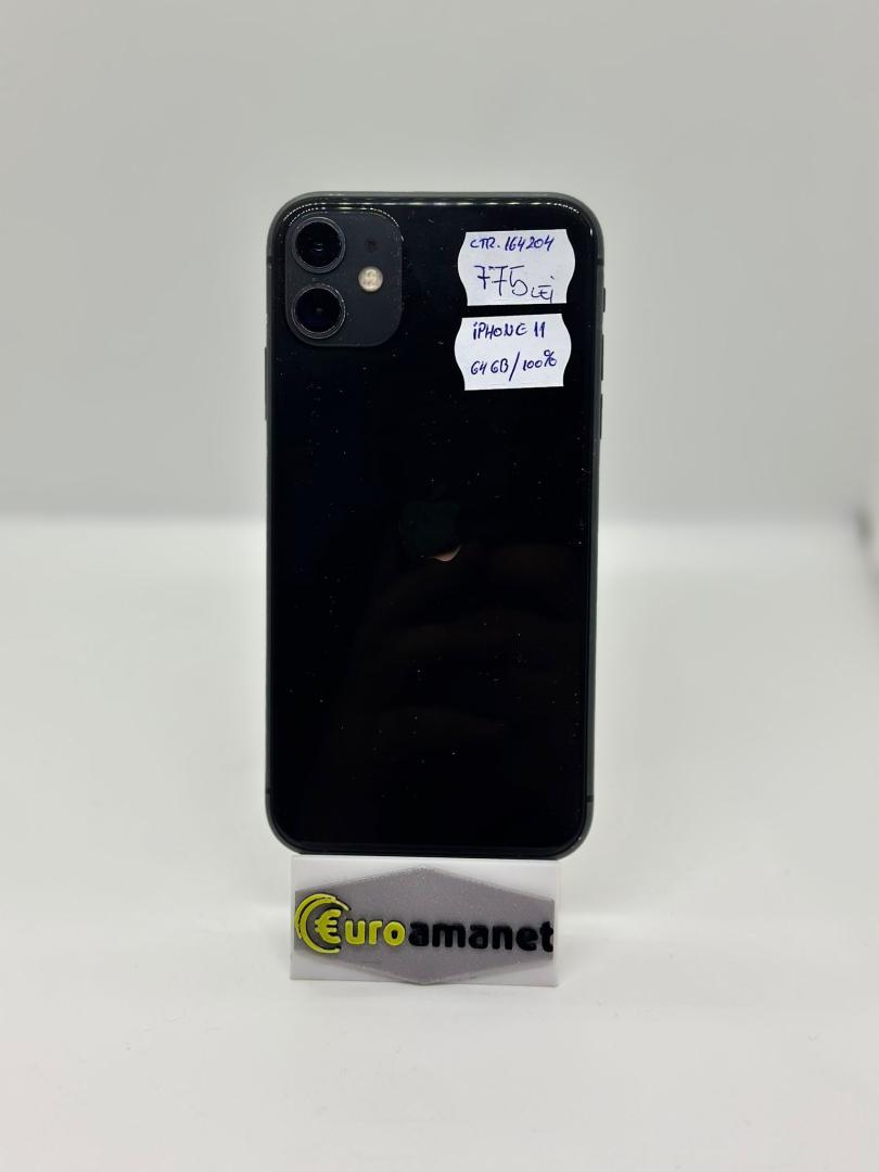 Telefon mobil Apple iPhone 11, 64GB, Baterie 100%