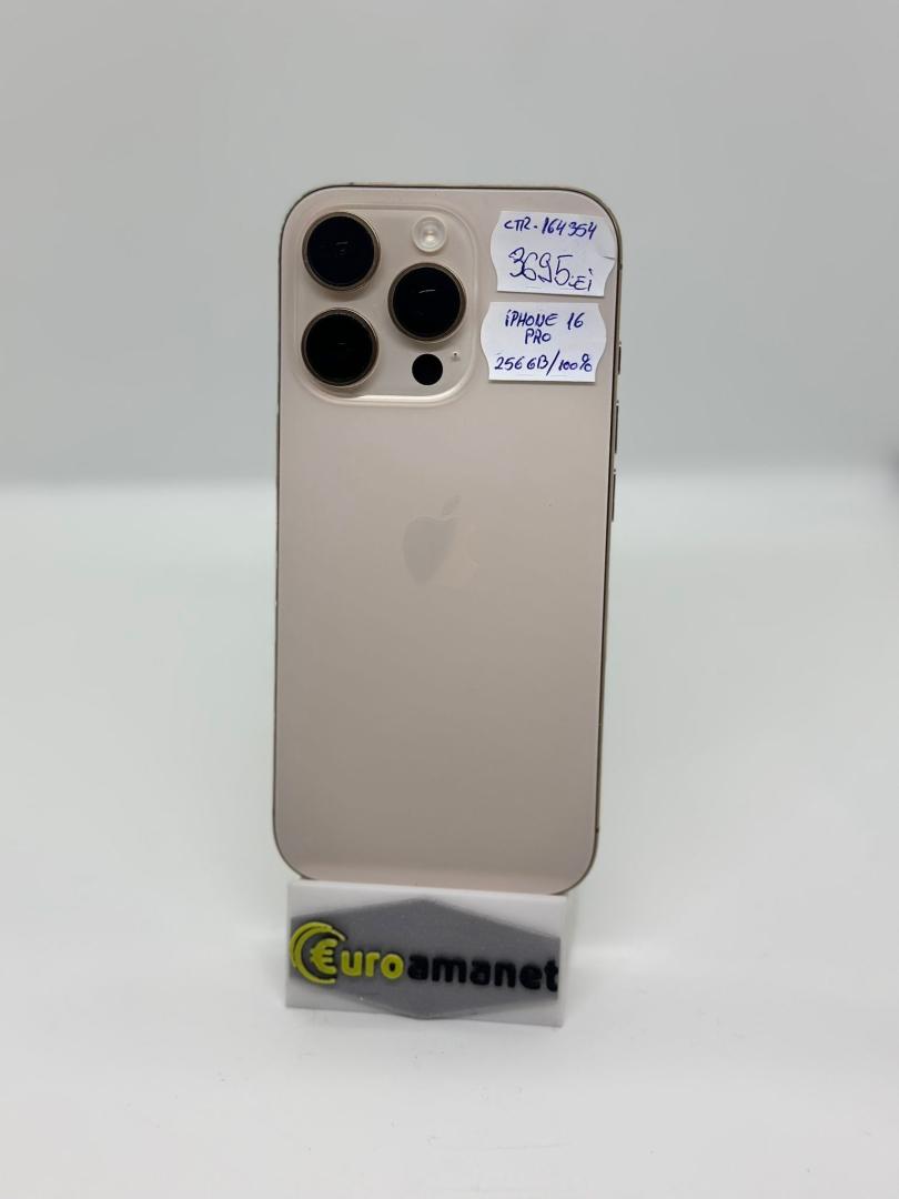 Telefon mobil Apple iPhone 16 Pro, 256GB, Baterie 100%