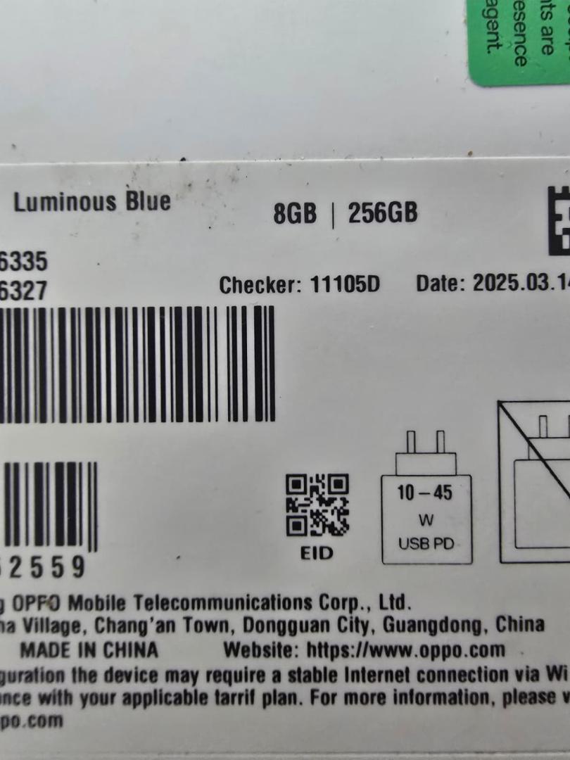 Oppo Reno13 F, 5G, Dual SIM (8/256GB), Albastru Luminous SIGILAT image 2