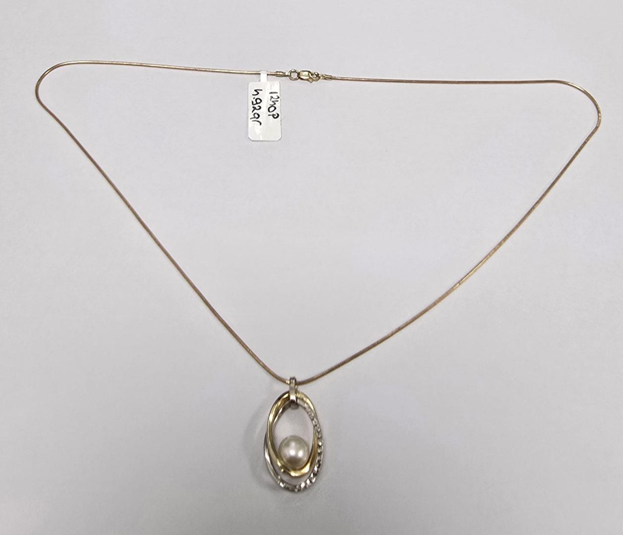 Lant cu medalion Aur 14 K image 3