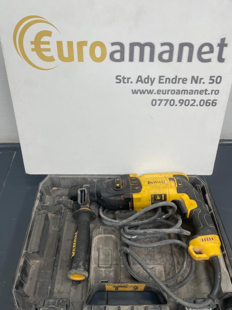 Ciocan rotopercutor DeWalt D25134KP-QS, 800 W, cu cablu, 1500 rpm, SDS-plus image 1