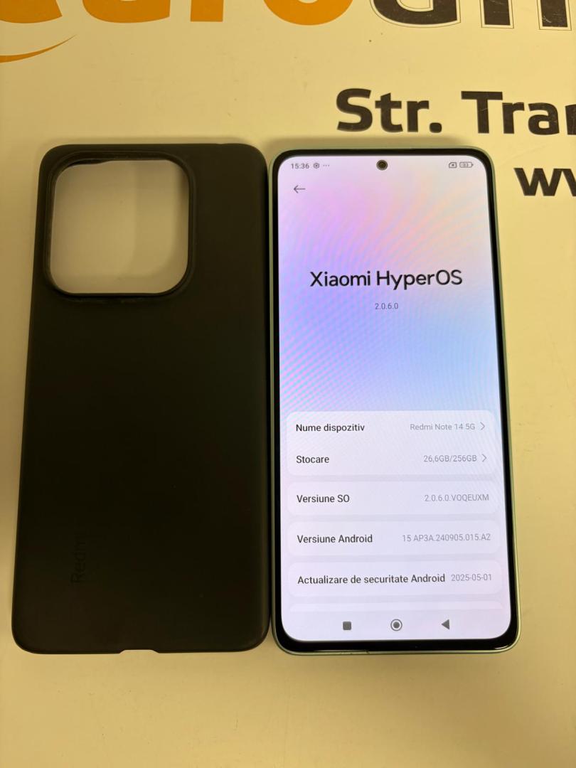 Telefon Xiaomi Redmi Note 14, 8GB RAM, 256GB, Ocean Blue image 1