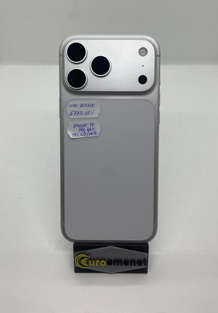 Telefon mobil Apple iPhone 17 Pro Max, 512GB, 5G, Silver image 1