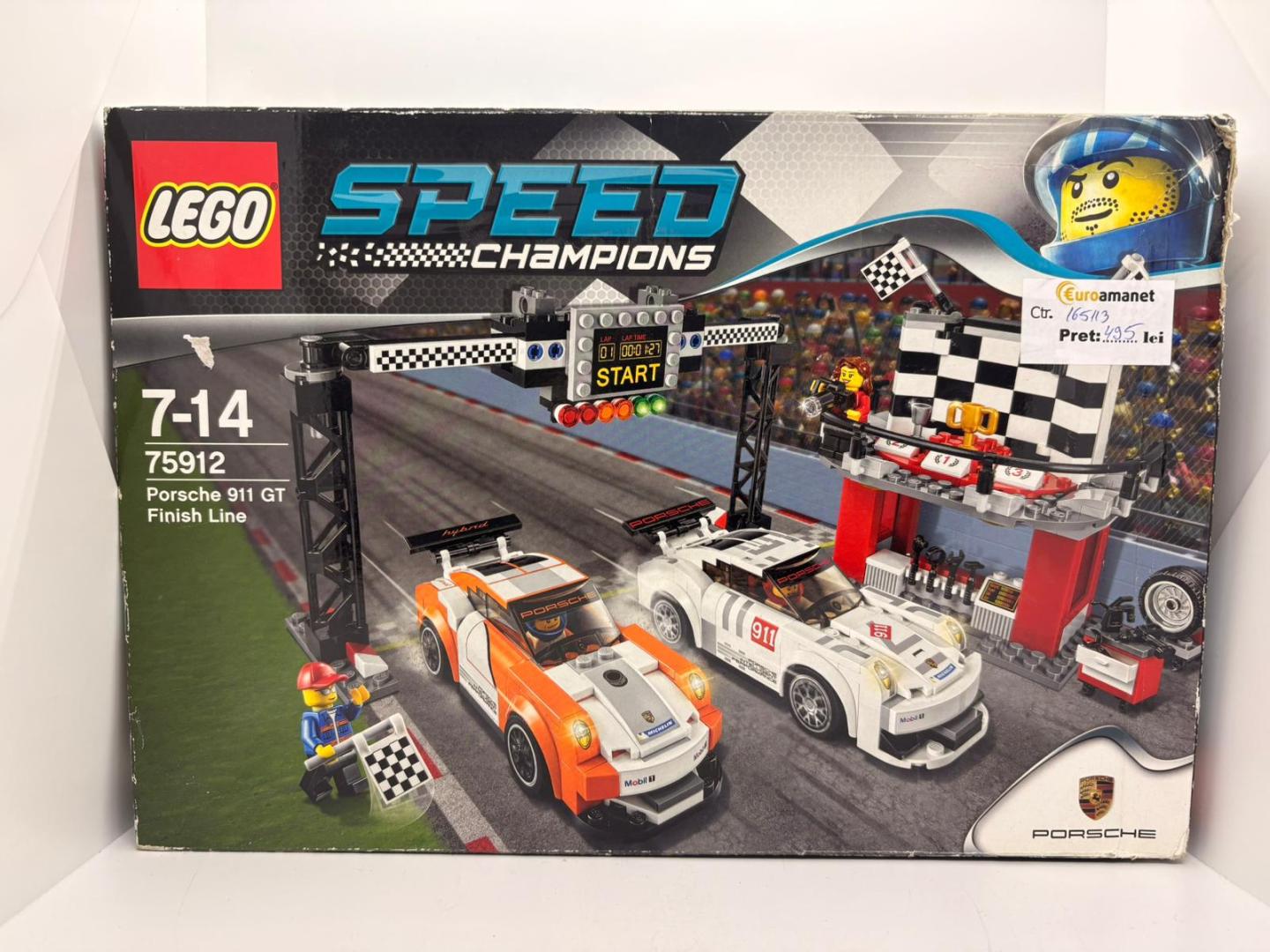 LEGO Speed Champions Porsche 911 GT la linia de finis (75912) image 1
