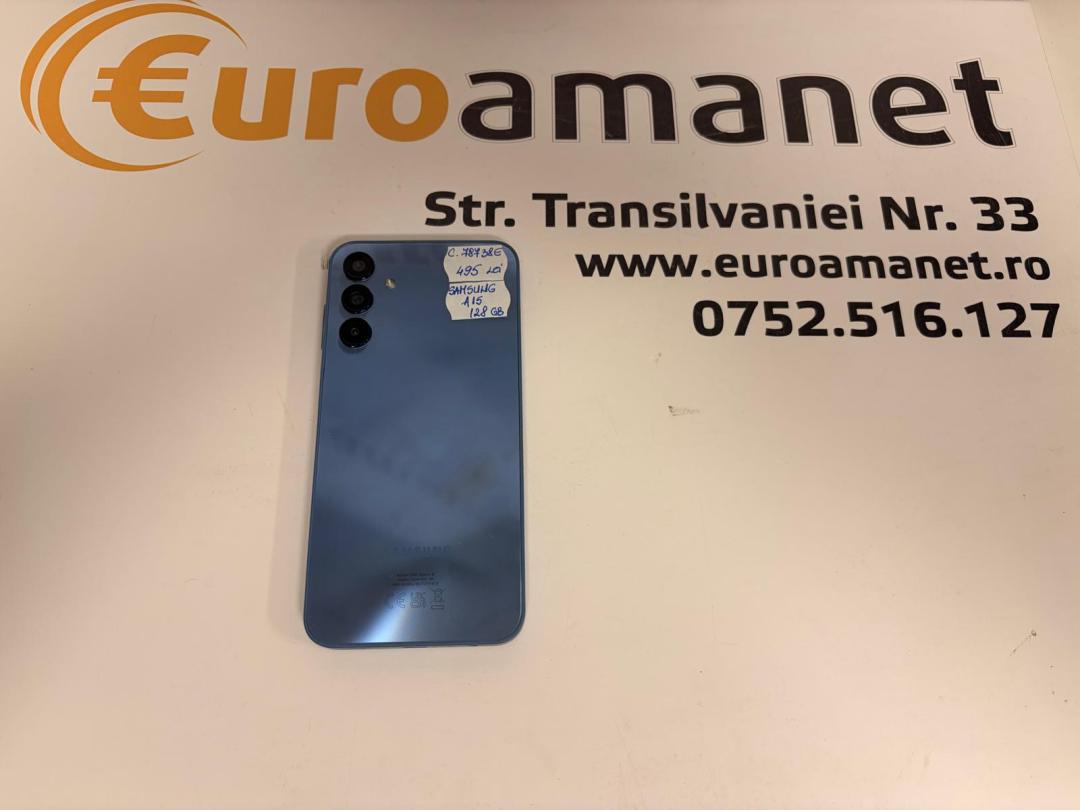 Samsung Galaxy A15, Dual SIM, 4GB RAM, 128GB, 4G, Blue