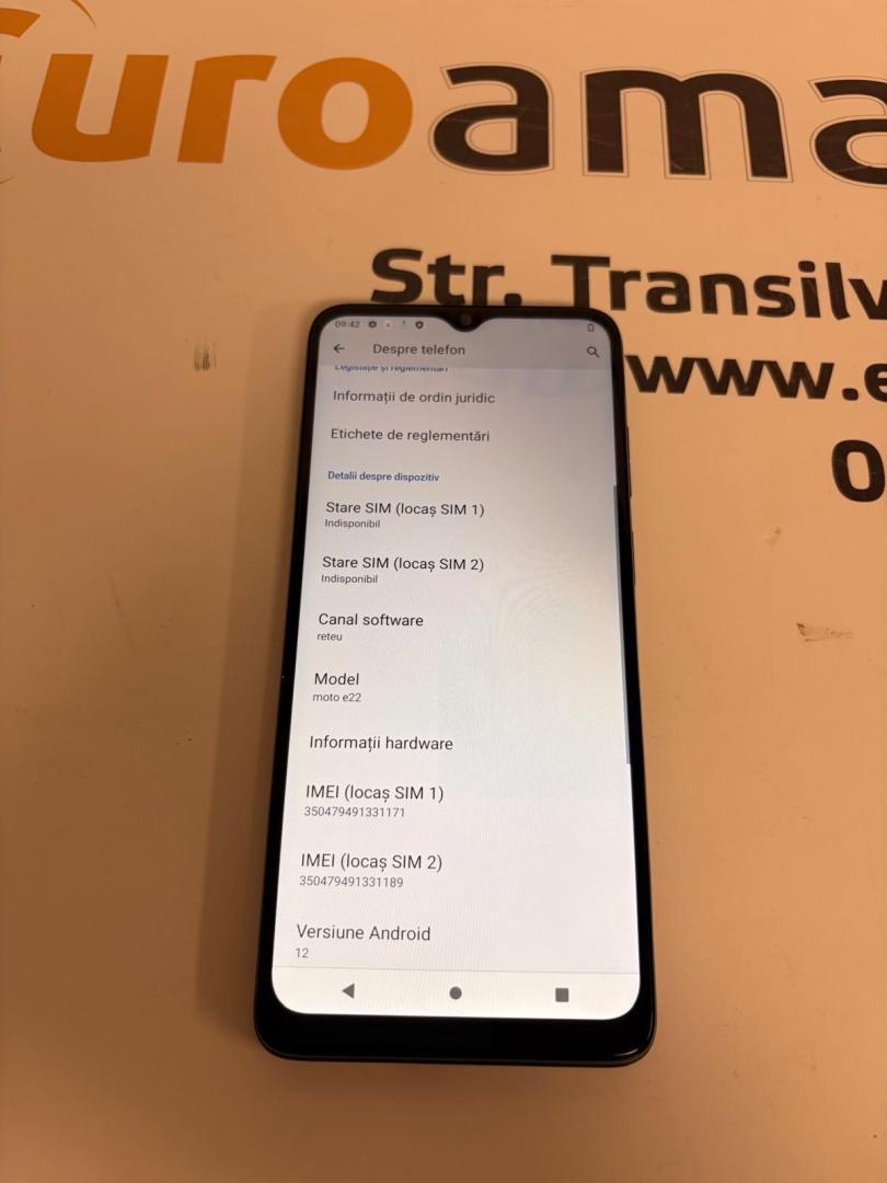 Motorola Moto E22, Dual SIM, 64GB, 4GB RAM, 4G image 1