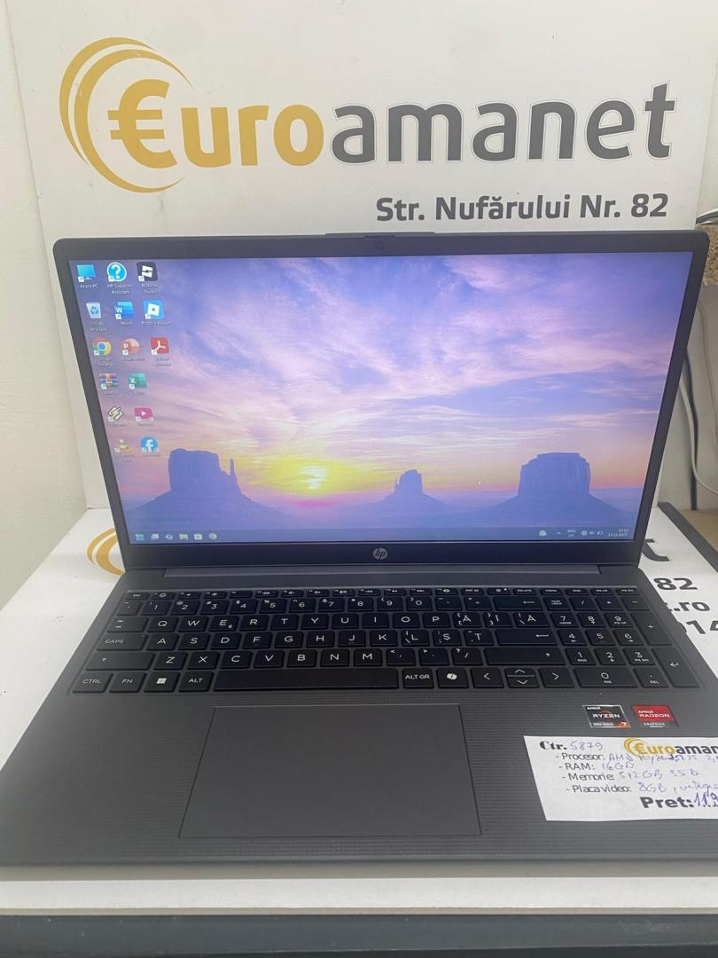 Laptop HP 15, AMD Ryzen 7 5825U, 15.6" Full HD, 16GB, SSD 512GB