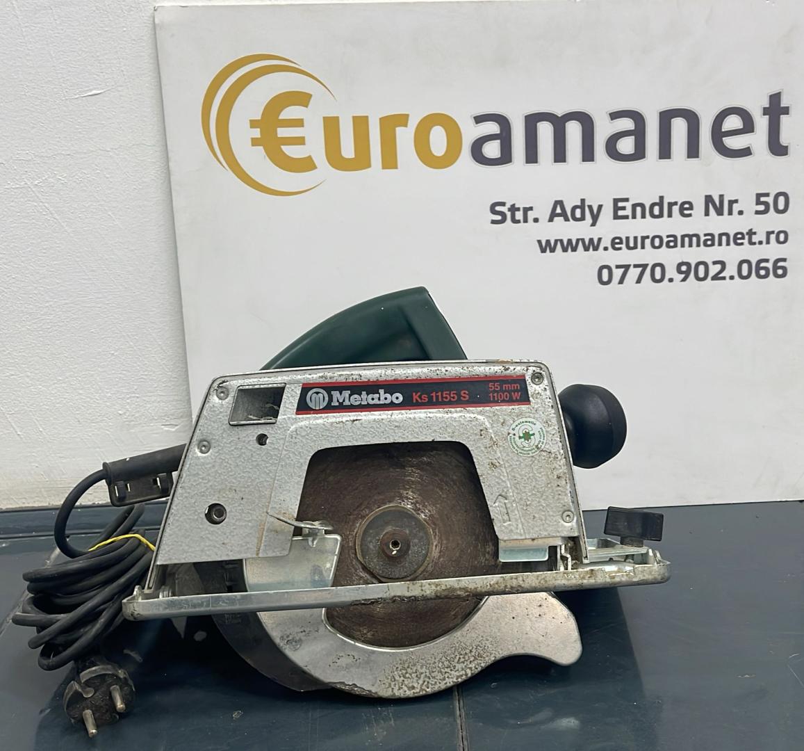 Metabo KS 55 (600855000) Fierastrau circular manual