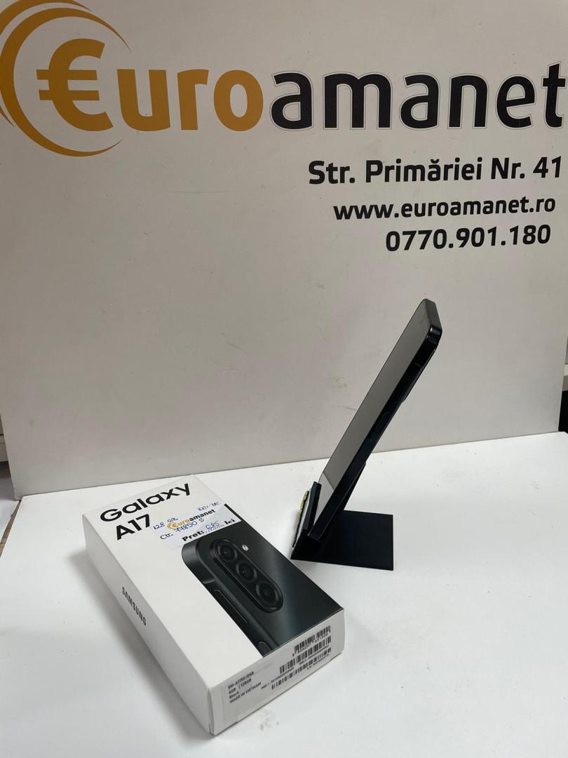 Telefon mobil Samsung Galaxy A17, Dual SIM, 4GB RAM, 128GB, 5G, Black image 2