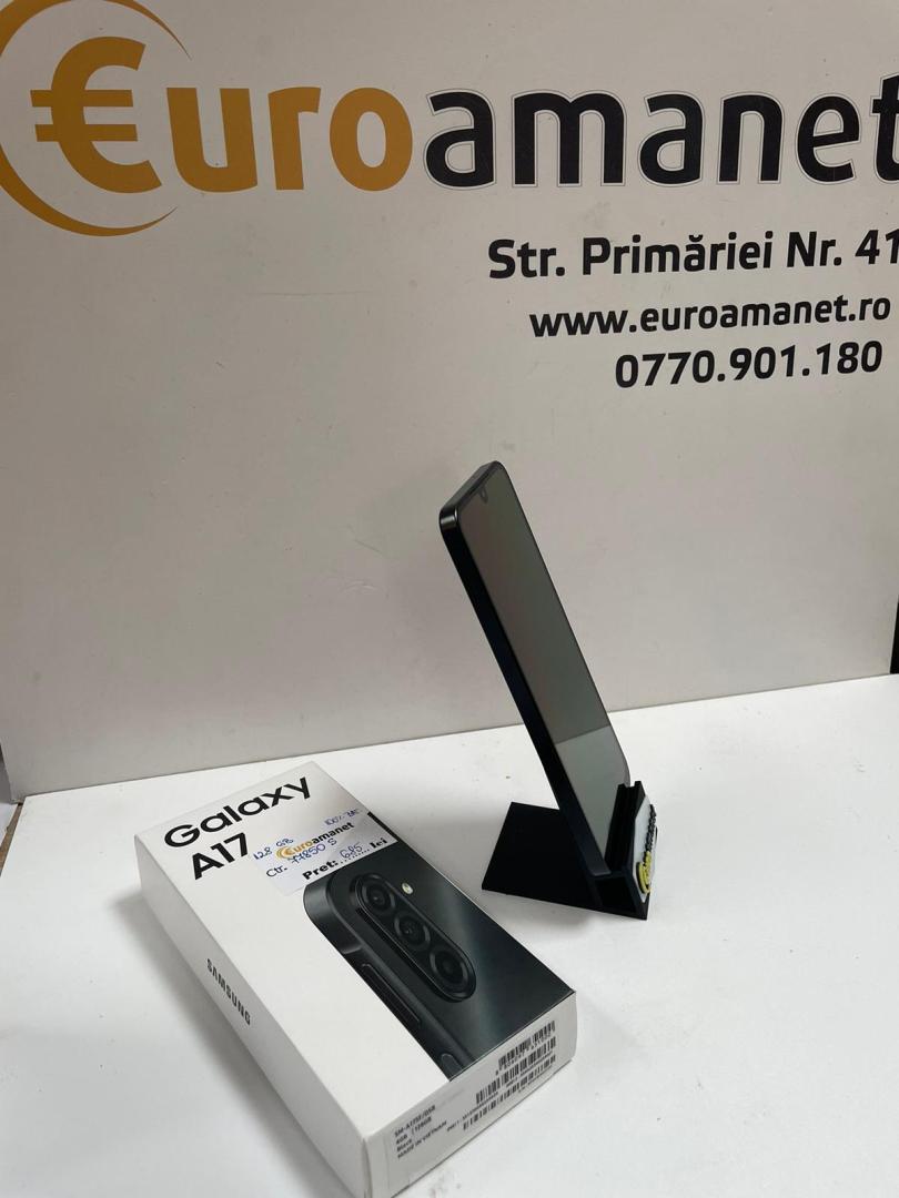 Telefon mobil Samsung Galaxy A17, Dual SIM, 4GB RAM, 128GB, 5G, Black image 3