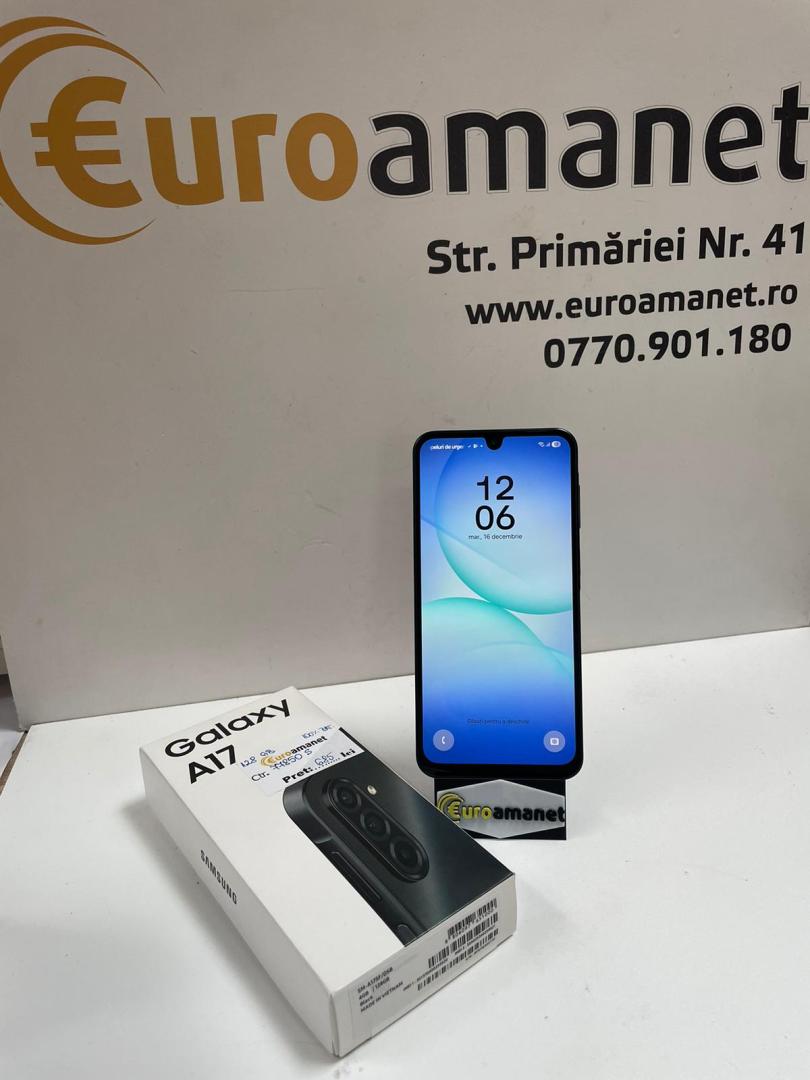Telefon mobil Samsung Galaxy A17, Dual SIM, 4GB RAM, 128GB, 5G, Black image 4