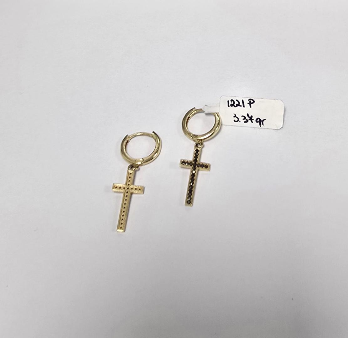 Cercei aur 14 K image 3