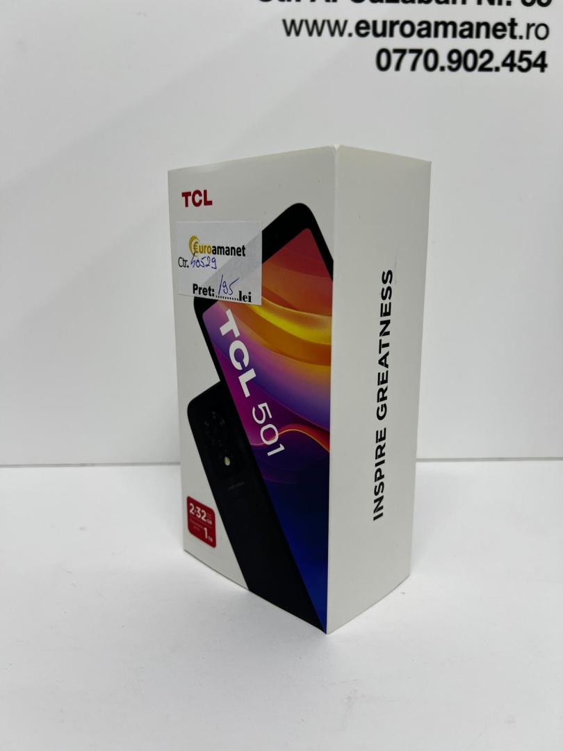 Telefon mobil TCL 501, 2GB RAM, 32GB, 4G, Prime Black image 2