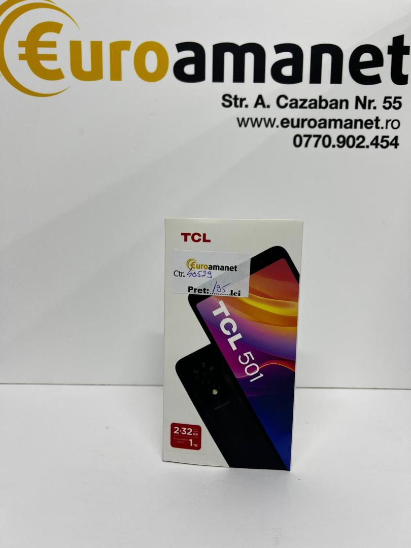 Telefon mobil TCL 501, 2GB RAM, 32GB, 4G, Prime Black