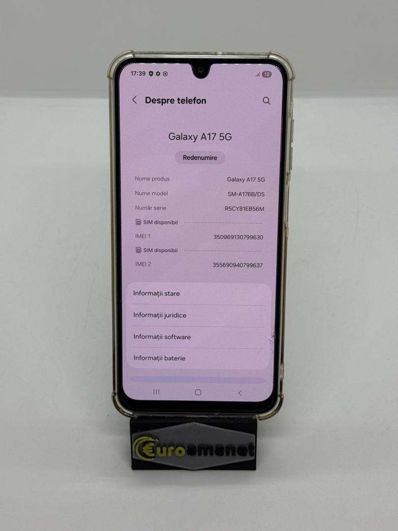 Telefon mobil Samsung Galaxy A17, Dual SIM, 8GB RAM, 256GB, 5G image 1