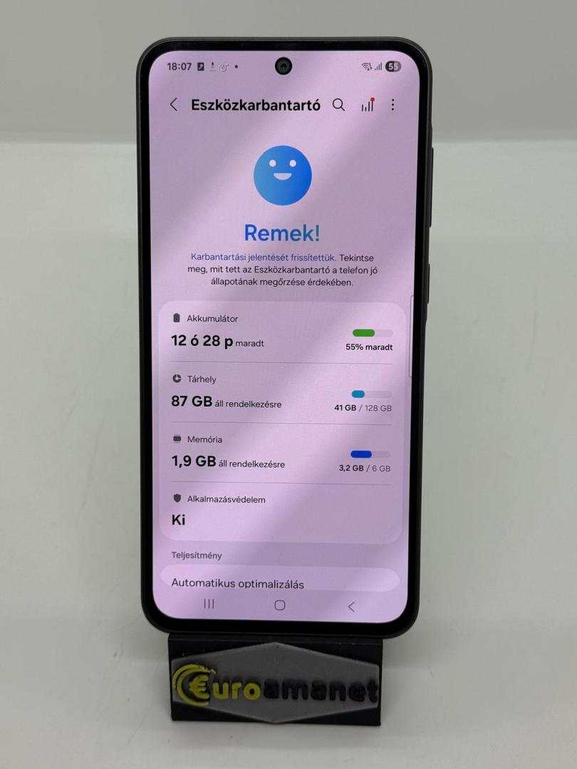 Telefon mobil Samsung Galaxy A36, Dual SIM, 6GB RAM, 128GB, 5G, Awesome Graphite image 2