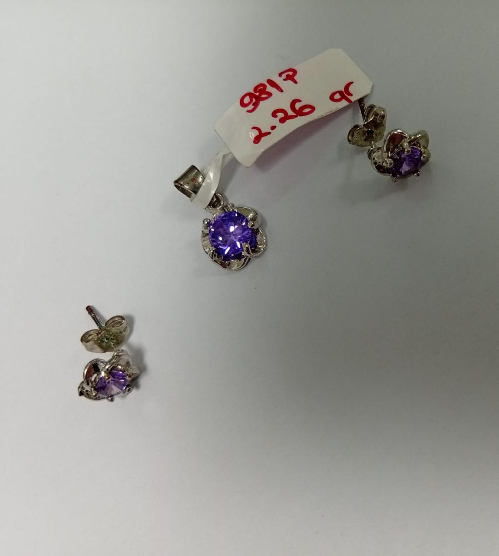 Set Cercei si Pandantiv Argint image 1