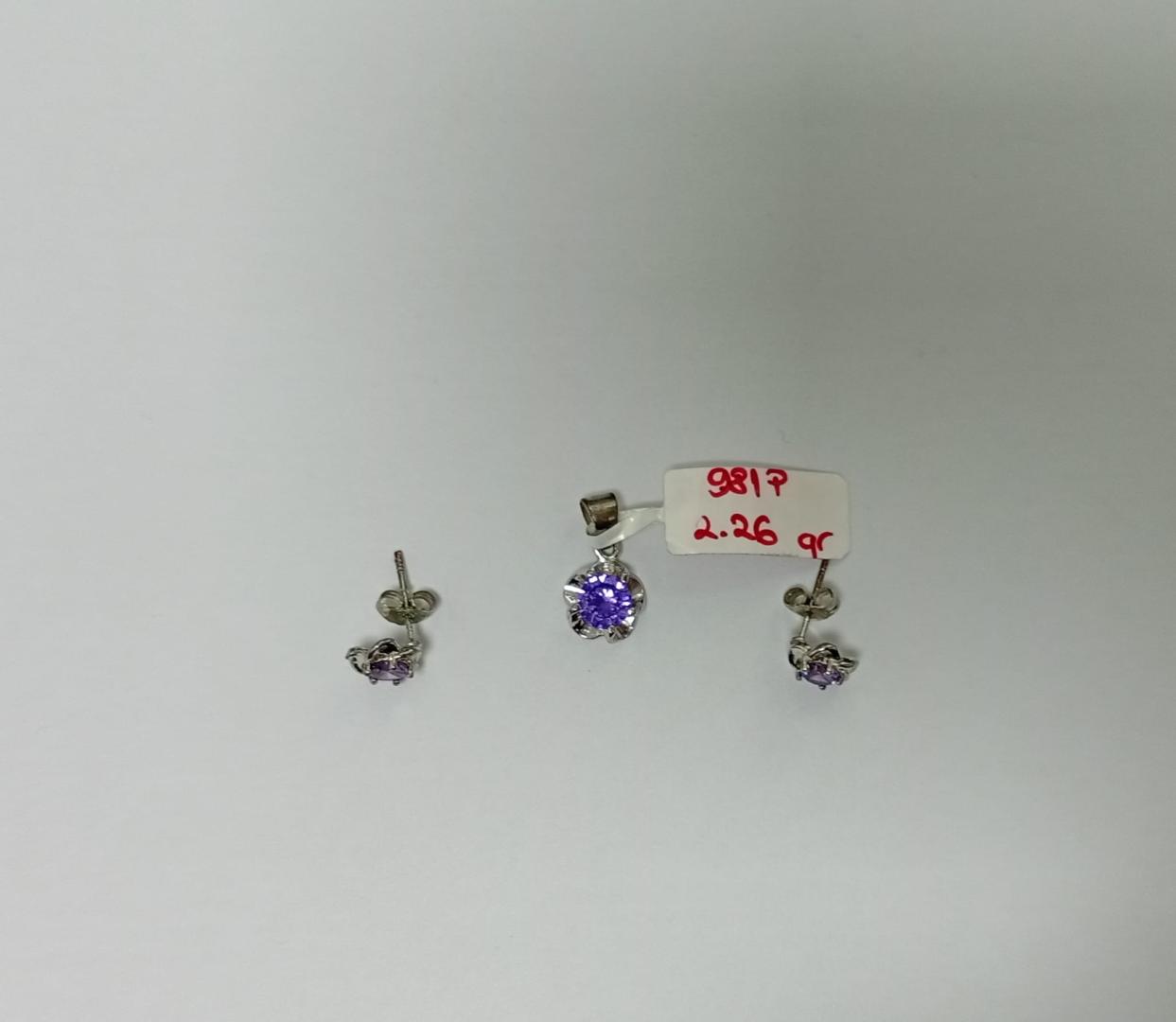 Set Cercei si Pandantiv Argint image 2